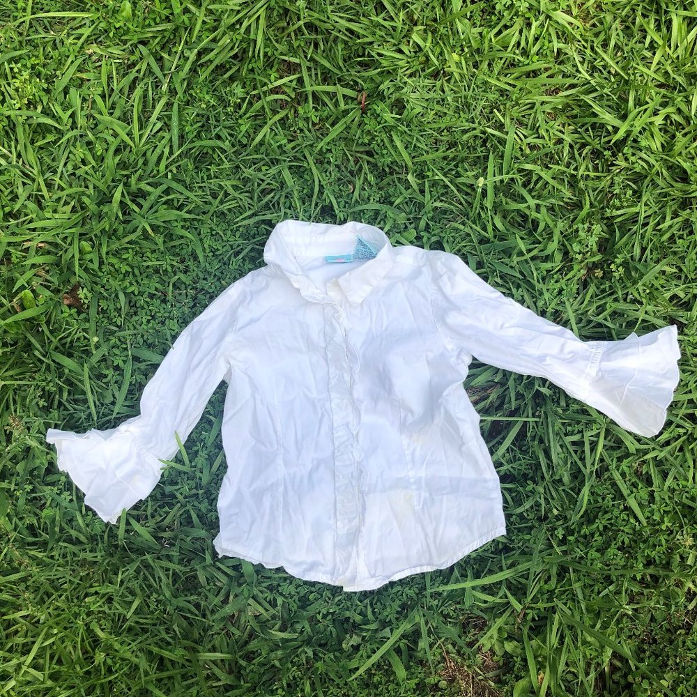 White Button Down Blouse